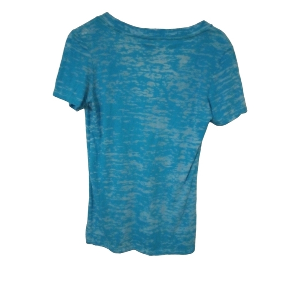 Funny Taco Tee Next Level Lightweight Semi Sheer Blue Short Sleeved V-Neck M - Picture 6 of 9